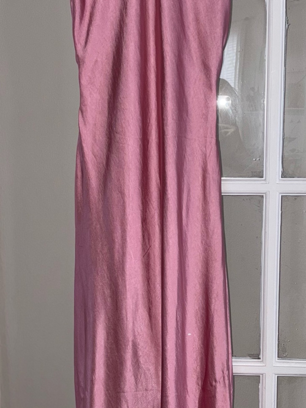 Joie Dusty Rose Satin Maxi Slip Dress - Picture 6 of 6
